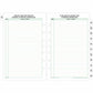 DayTimer 2 Pages Per Month Planner Refill, Desk Size, 8-1/2" x 5-1/2" , Bilingual - 685042601