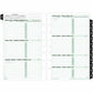 DayTimer 2 Pages Per Week Planner Refill, Desk Size, 8-1/2" x 5-1/2" , Bilingual - 685032601
