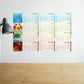 DayTimer Seasons Yearly Laminated Reversable Wall Calendar, 24" x 36" , English/French - 3413803747-26