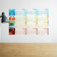 DayTimer Seasons Yearly Laminated Reversable Wall Calendar, 24" x 36" , English/French - 3413803747-26