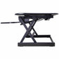 Rocelco Corner Adjustable Desk Riser with 4AC+2USB & 1 USB-C Outlets - R CADRB-46-ACUSB