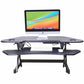 Rocelco Corner Adjustable Desk Riser with 4AC+2USB & 1 USB-C Outlets - R CADRB-46-ACUSB