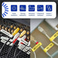 Brother Genuine P-touch TZeFX251 BK on WHT Label Tape, Flexible ID Laminated, 24mmX8m - TZEFX251G