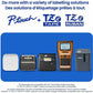 Brother Genuine P-touch TZeS211 BK on WHT Label Tape, Strong Adhesive Lam., 6mmX8m - TZES211G