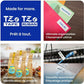 Brother Genuine P-touch TZeS211 BK on WHT Label Tape, Strong Adhesive Lam., 6mmX8m - TZES211G