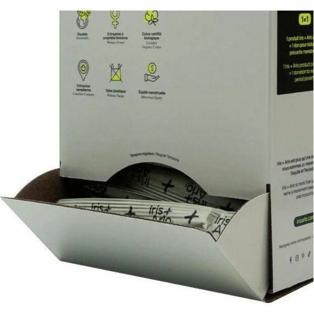 Iris + Arlo Wall-Mounted Cardboard Tampons Dispenser - 8-00-1-4-2