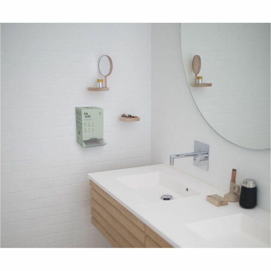 Iris + Arlo Wall-Mounted Cardboard Tampons Dispenser - 8-00-1-4-2
