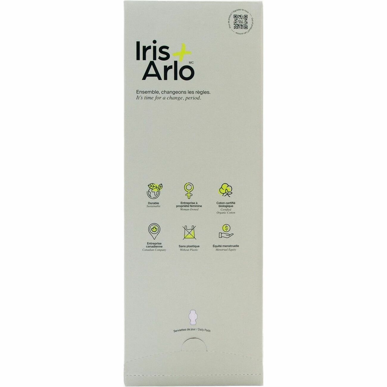 Iris + Arlo Wall-Mounted Cardboard Pads Dispenser