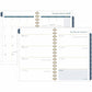Cambridge Midnight Garden Weekly/Monthly Planner, 8-1/2" x 5-1/2" , Bilingual - 1768-200F-26
