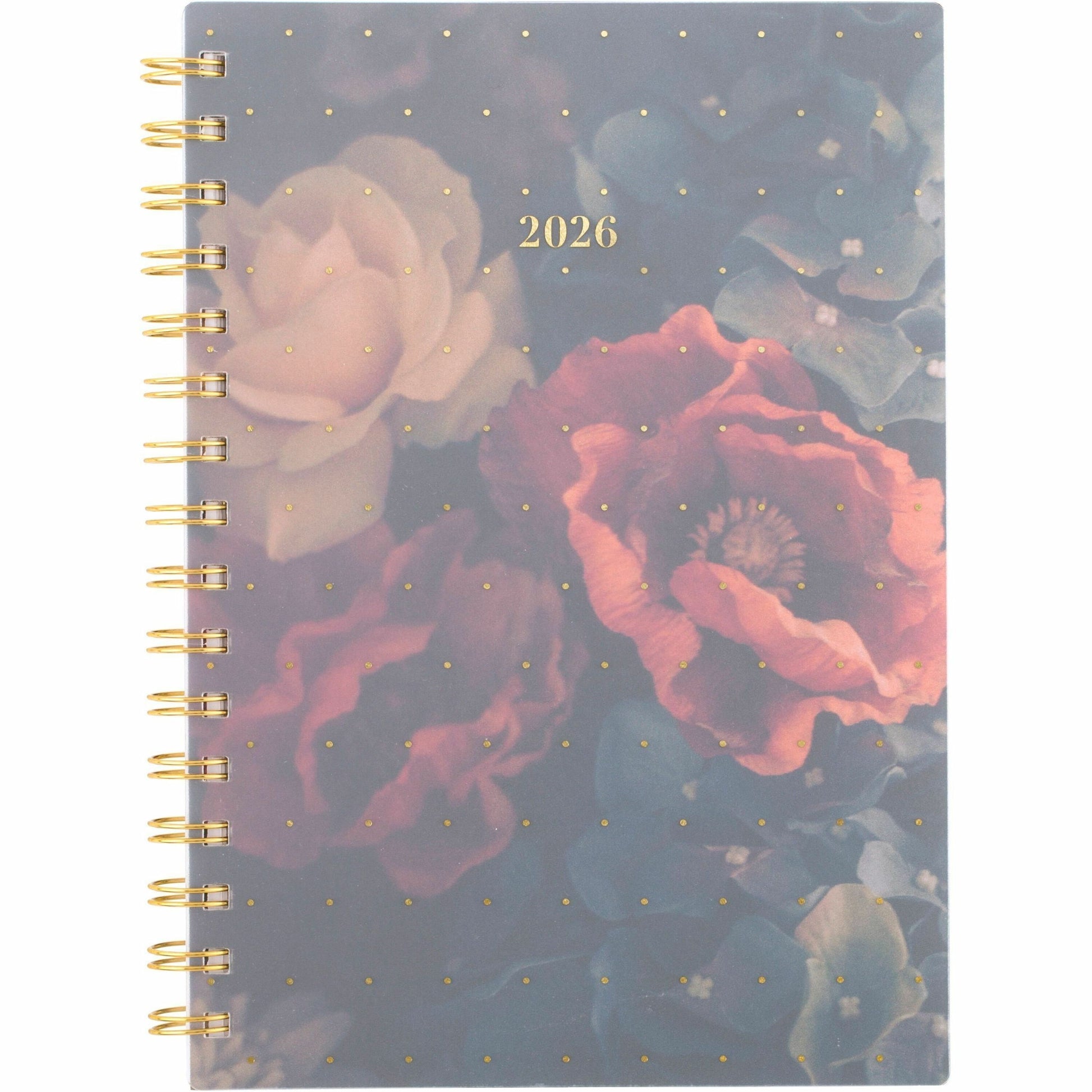 Cambridge Midnight Garden Weekly/Monthly Planner, 8-1/2" x 5-1/2" , Bilingual