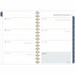 Cambridge Midnight Garden Weekly/Monthly Planner, 8-1/2" x 5-1/2" , Bilingual - 1768-200F-26