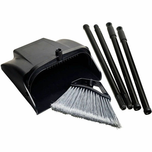 M2 Professional Easy-Ship Lobby Broom and Dust Pan