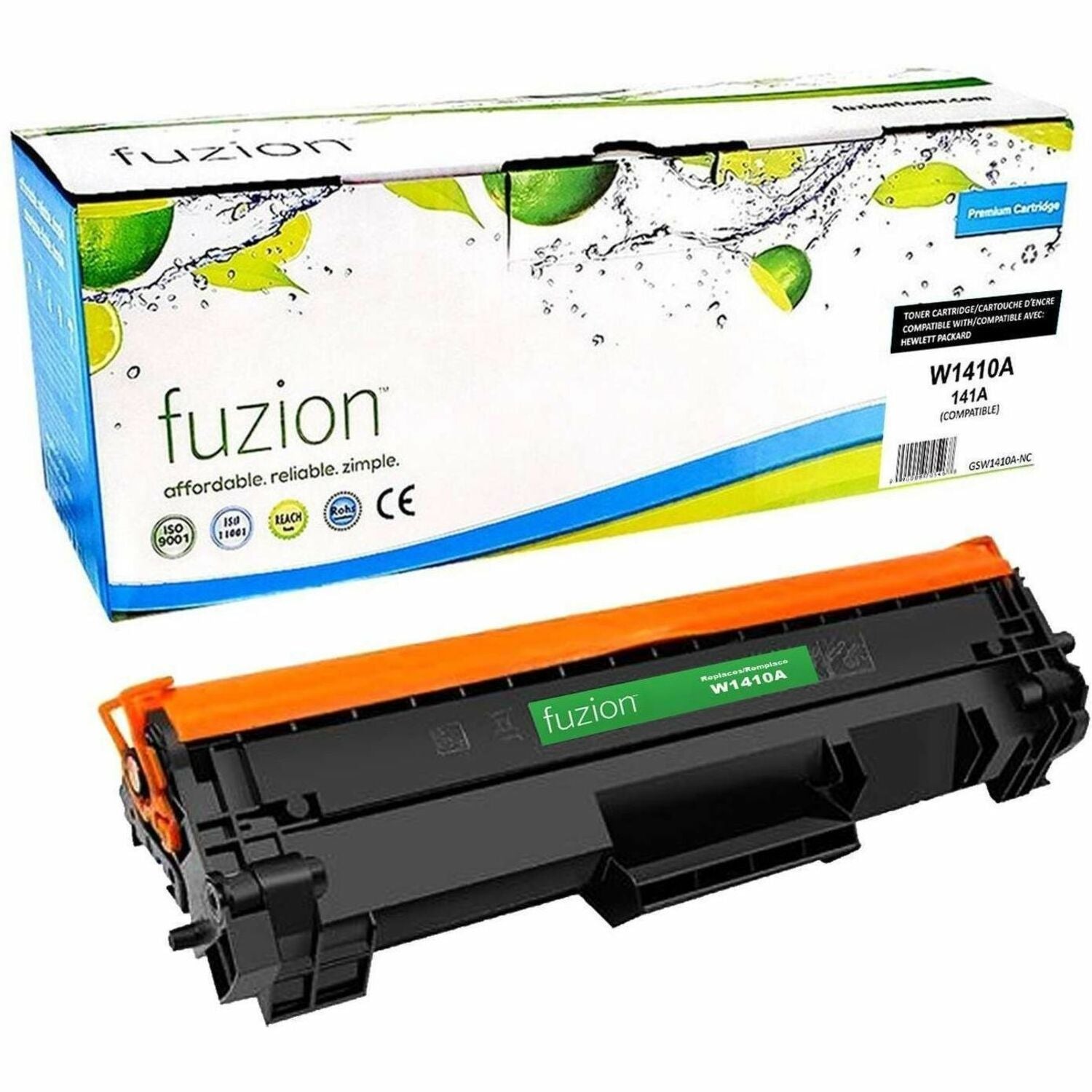 fuzion Compatible Toner for HP W1410A (141A) - Black