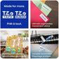 Brother Genuine P-touch TZe661 BK on YL Label Tape, Laminated, 36mmX8m - TZE661G