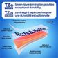 Brother Genuine P-touch TZe661 BK on YL Label Tape, Laminated, 36mmX8m - TZE661G