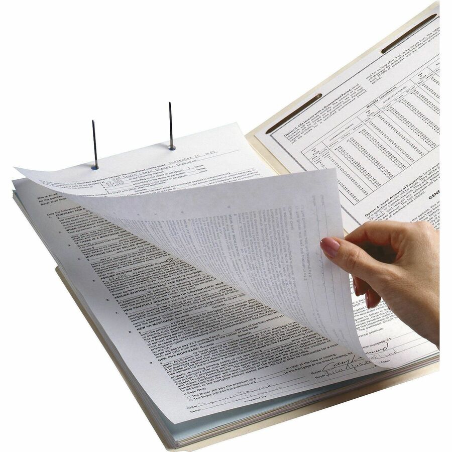 Smead Straight Tab Cut Legal Recycled Fastener Folder - 37115
