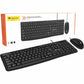 IntekView Wired Bilingual Keyboard and Mouse Combo | Ergonomic Office Kit