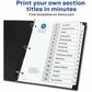 Avery&reg; Ready Index&reg; Table of Content Dividers for Laser and Inkjet Printers, 15 tabs - 11142