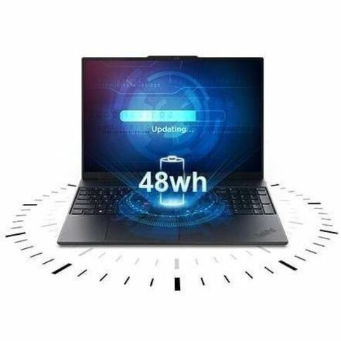 Lenovo ThinkPad E16 Gen 3 21SR0035US 16" Notebook - WUXGA - 60 Hz - Intel Core Ultra 5 225U - 16 GB - 256 GB SSD - English Keyboard - Black - 21SR0035US