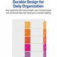 Avery&reg; Ready Index&reg; Table of Content Dividersfor Laser and Inkjet Printers, 5 tabs, 1 set - 11131