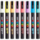 uni&reg; POSCA PC-3M, Soft Colors Water-Based Paint Markers (8 Pack) - PC3M8CSOFTCOLORS