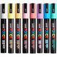 uni&reg; POSCA PC-5M, Soft Colors Water-Based Paint Markers (8 Pack)