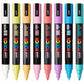 uni&reg; POSCA PC-5M, Soft Colors Water-Based Paint Markers (8 Pack) - PC5M8CSOFTCOLORS