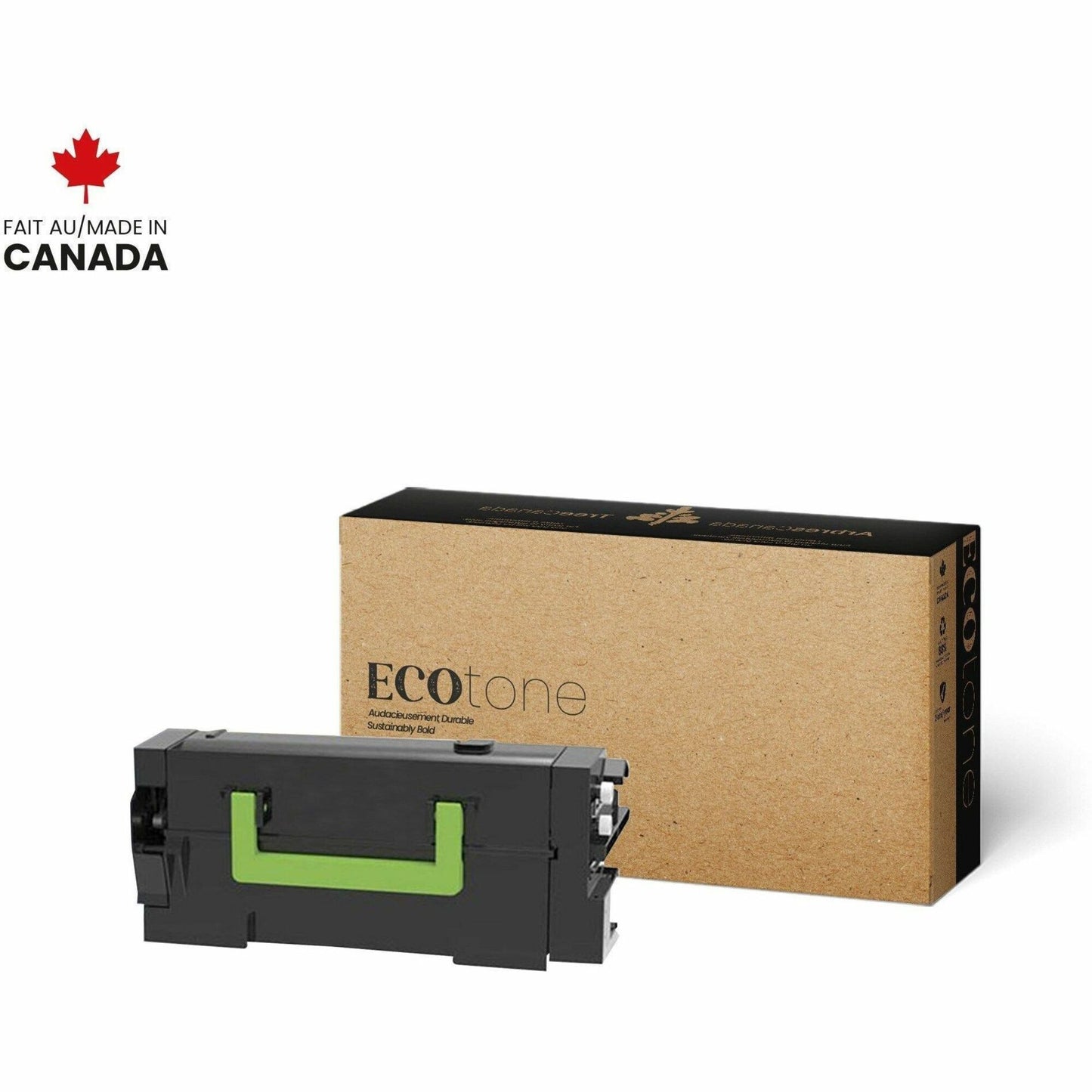 EcoTone Toner Cartridge - Remanufactured for Lexmark 58D1U00 - Black