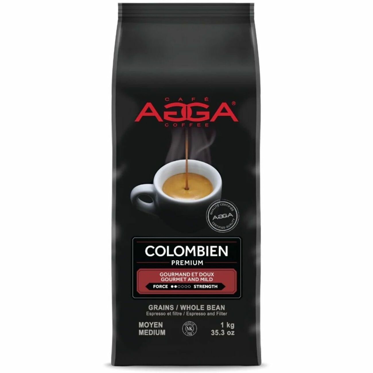 Agga Whole Bean Colombian Premium Coffee Beans