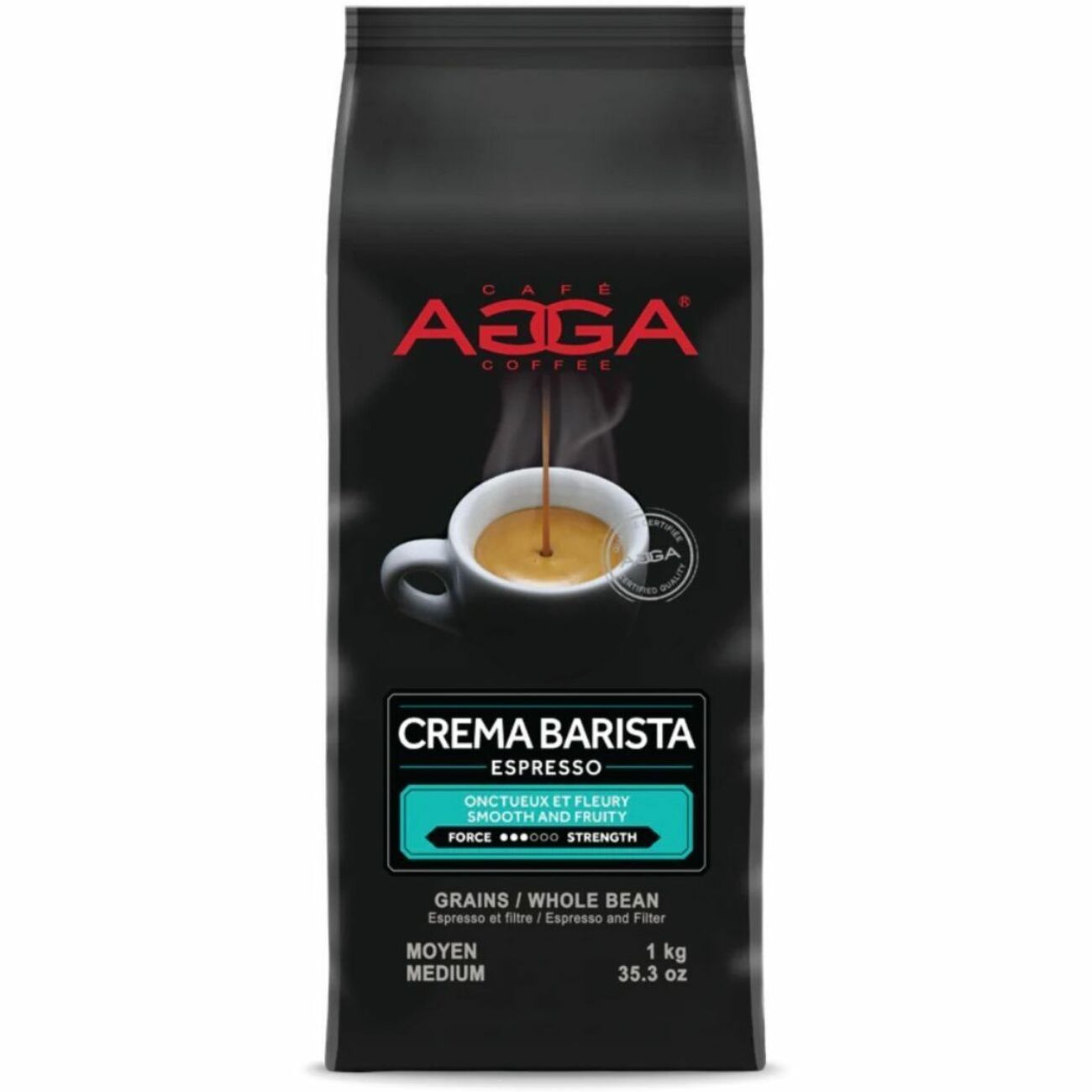 Agga Whole Bean Espresso Crema Barista Coffee Beans