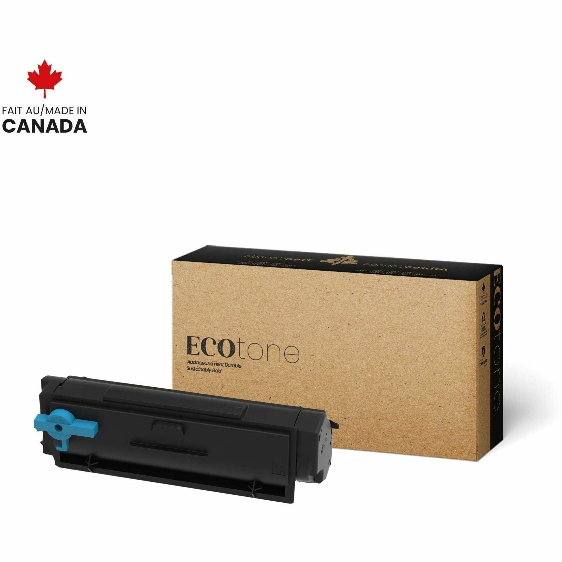 EcoTone Toner Cartridge - Remanufactured for Lexmark B341X00 - Black