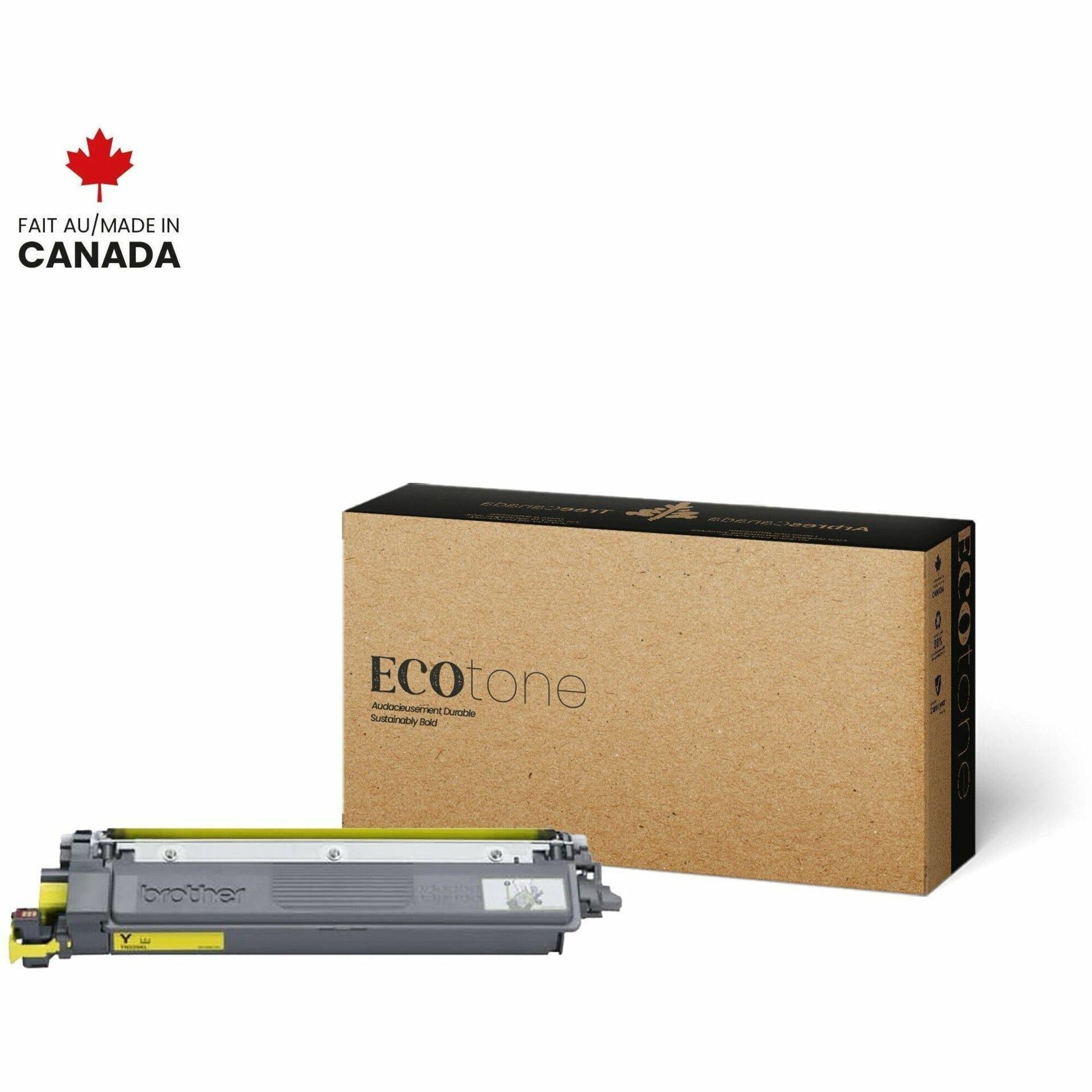 Ecotone Toner Cartridge - Remanufactured for Brother TN229XLY - Yellow