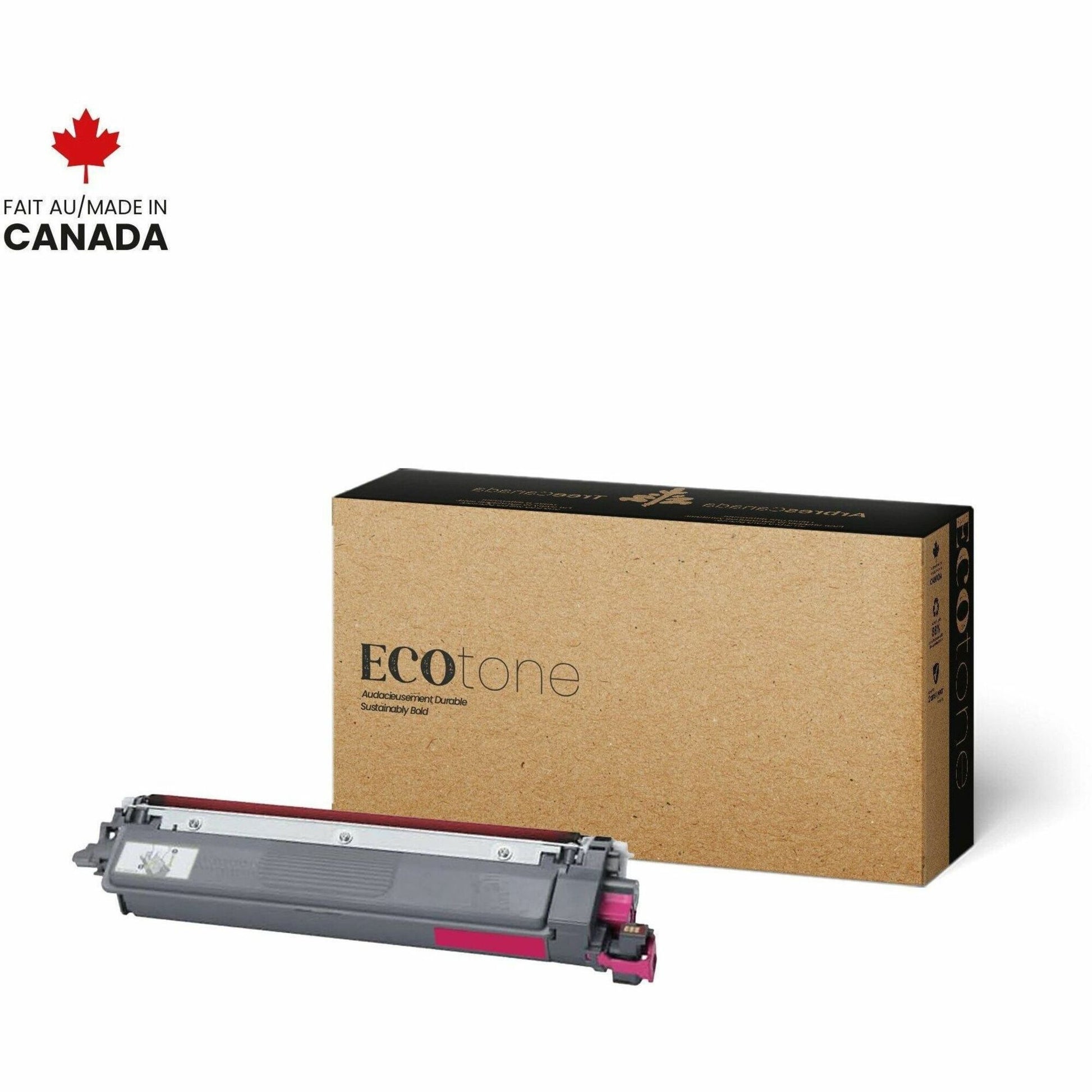 EcoTone Toner Cartridge - Remanufactured for Brother TN229XLM - Magenta