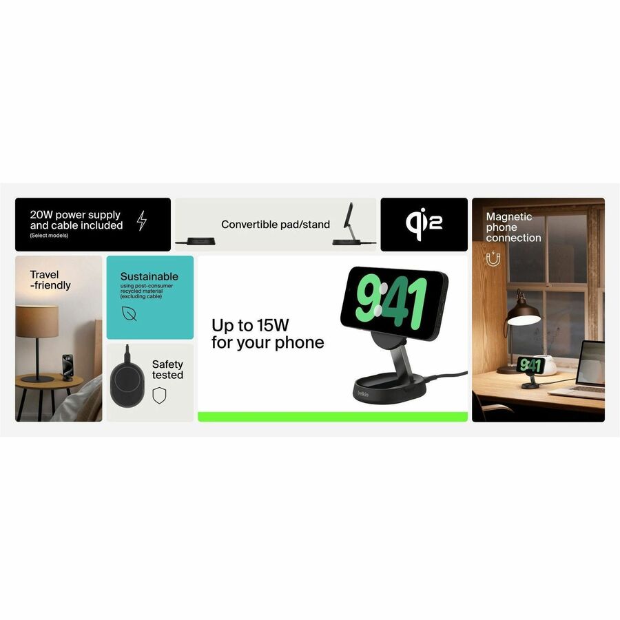 Belkin WIA008TTBK-CA Induction Charger - WIA008TTBK-CA