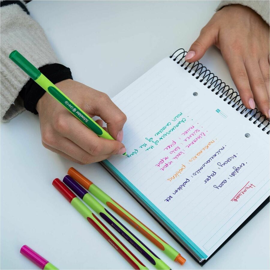 Schneider Line-Up Pastel, Fineliner, Case Stand x8, Assorted colours, 0.4mm Tip - RS191088
