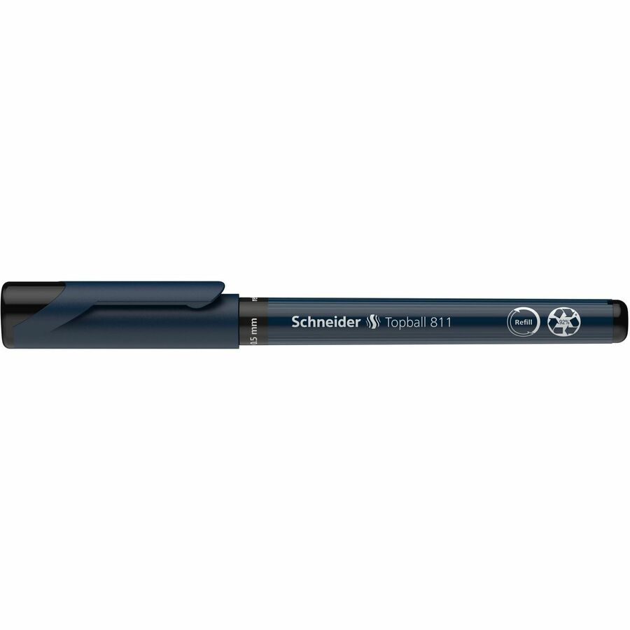 Schneider Topball 811, Rollerball Pen, Black Ink, 0.5mm Tip - RS8111