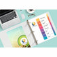 Avery&reg; Ready Index&reg; Table of Content Dividersfor Laser and Inkjet Printers, 8 tabs, 1 set - 11133