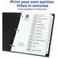 Avery&reg; Ready Index&reg; Table of Content Dividersfor Laser and Inkjet Printers, 12 tabs - 11140