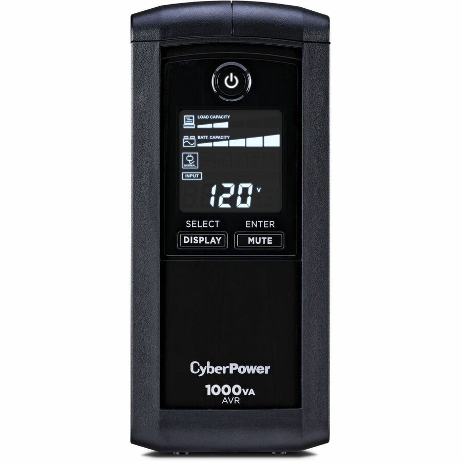 CyberPower Intelligent LCD UPS CP1000AVRLCD 1000VA Mini-tower UPS - 4754830