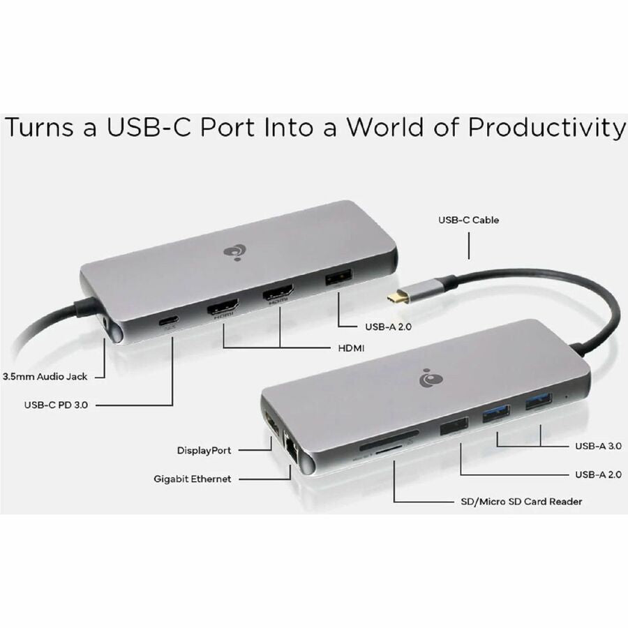 IOGEAR USB-C Triple HD Compact Dock - 6819715