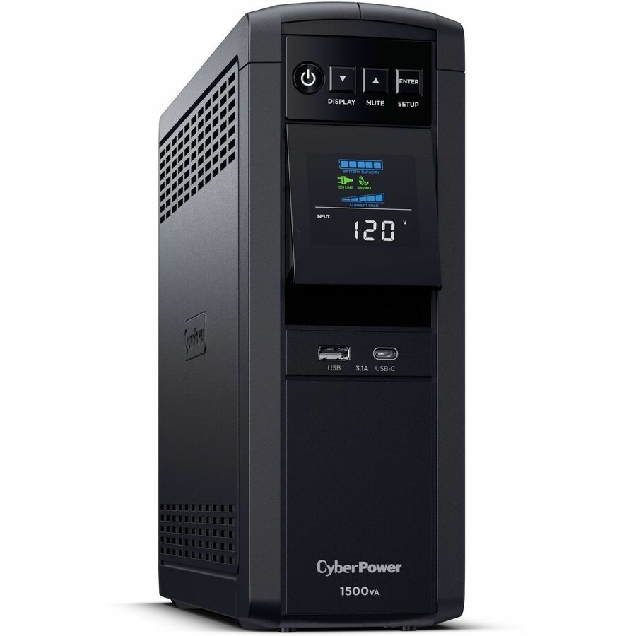 CyberPower PFC Sinewave UPS CP1500PFCLCD 1500VA Mini-tower UPS - 4754835