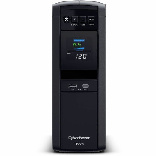 CyberPower PFC Sinewave UPS CP1500PFCLCD 1500VA Mini-tower UPS