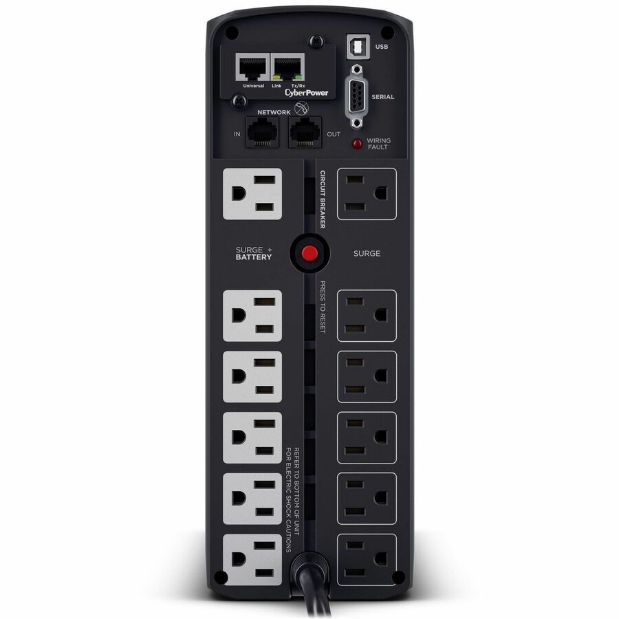 CyberPower PFC Sinewave UPS CP1500PFCLCD 1500VA Mini-tower UPS - 4754835