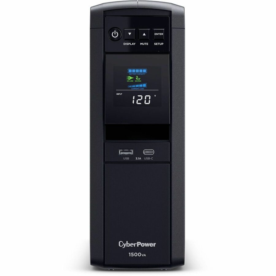 CyberPower PFC Sinewave UPS CP1500PFCLCD 1500VA Mini-tower UPS - 4754835