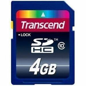 GB Micro TS4GSDHC10 4 GB Class 10 SDHC - 1