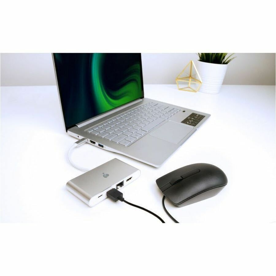 IOGEAR USB-C 4K Dock with Power Pass Through - 6008981