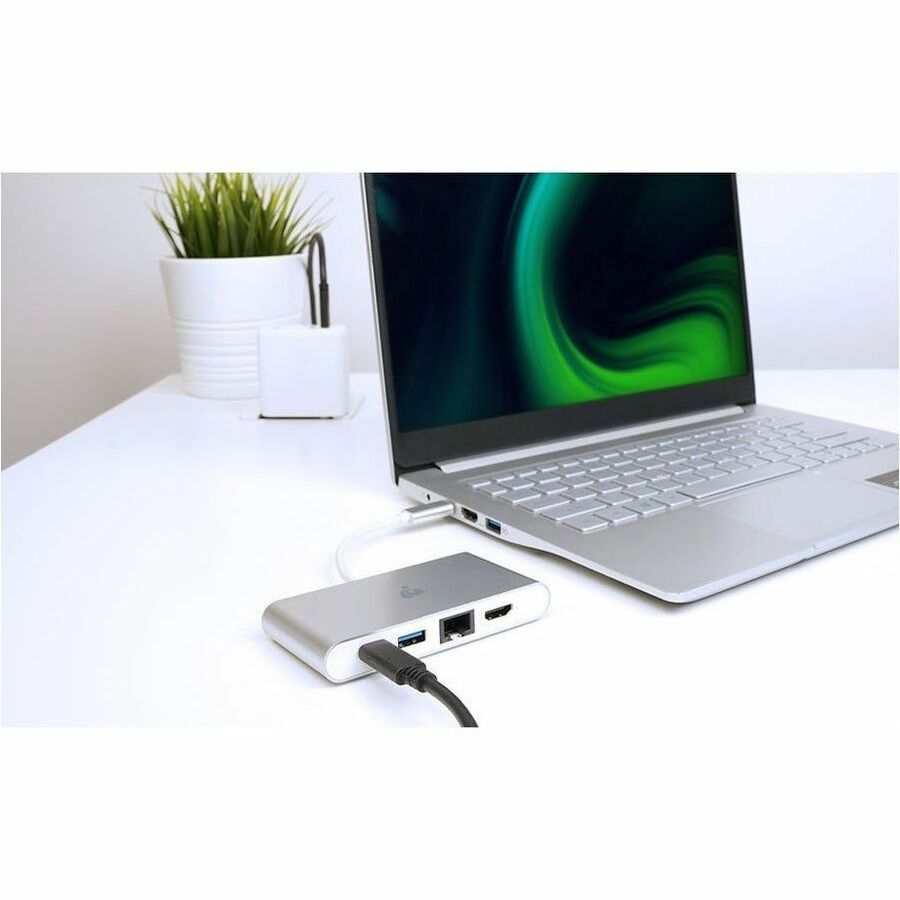 IOGEAR USB-C 4K Dock with Power Pass Through - 6008981
