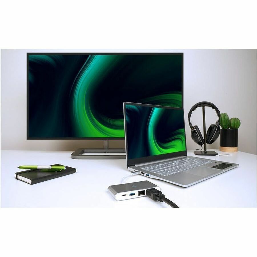 IOGEAR USB-C 4K Dock with Power Pass Through - 6008981