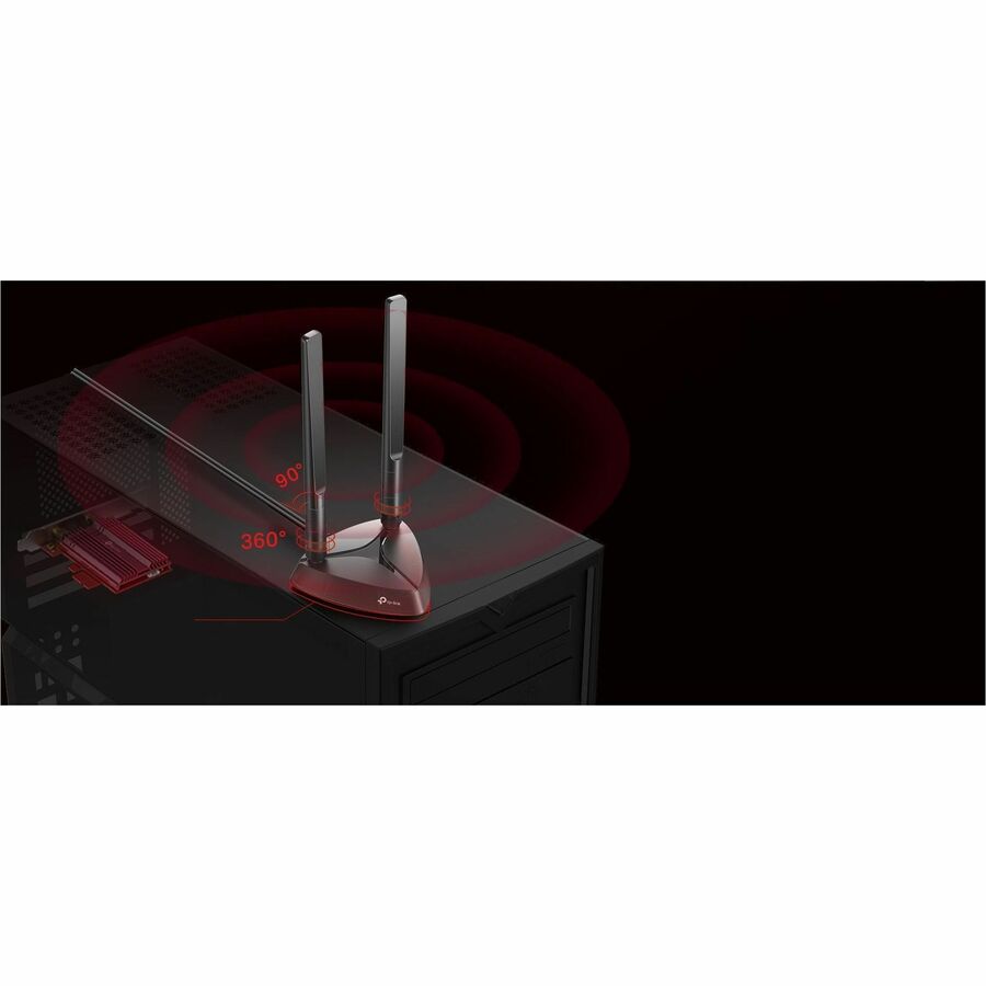 TP-Link Archer TX3000E IEEE 802.11 a/b/g/n/ac/ax Bluetooth 5.0 Dual Band Wi-Fi/Bluetooth Combo Adapter for Desktop Computer, Gaming Controller, Headphone, Keyboard - 6462501