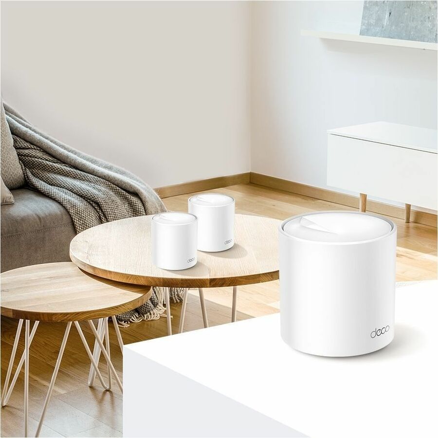 TP-Link Deco X60 Wi-Fi 6 IEEE 802.11 a/b/g/n/ac/ax Ethernet Wireless Router - 6549459
